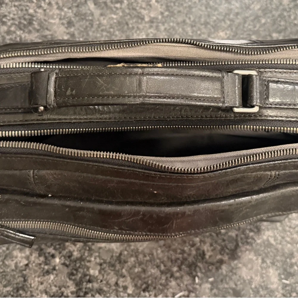 Shinola Men's Black Leather briefcase